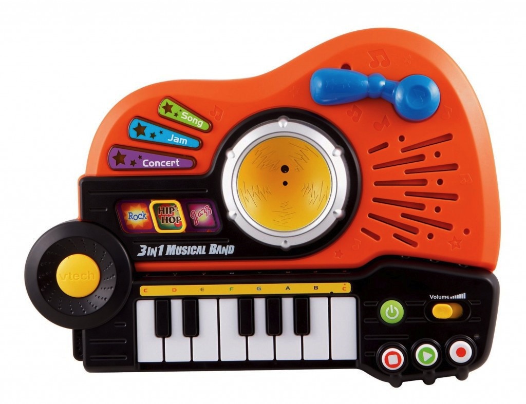 Instrument Music VTech - 3-in-1 Musical Band Kid Toy Guitar Piano