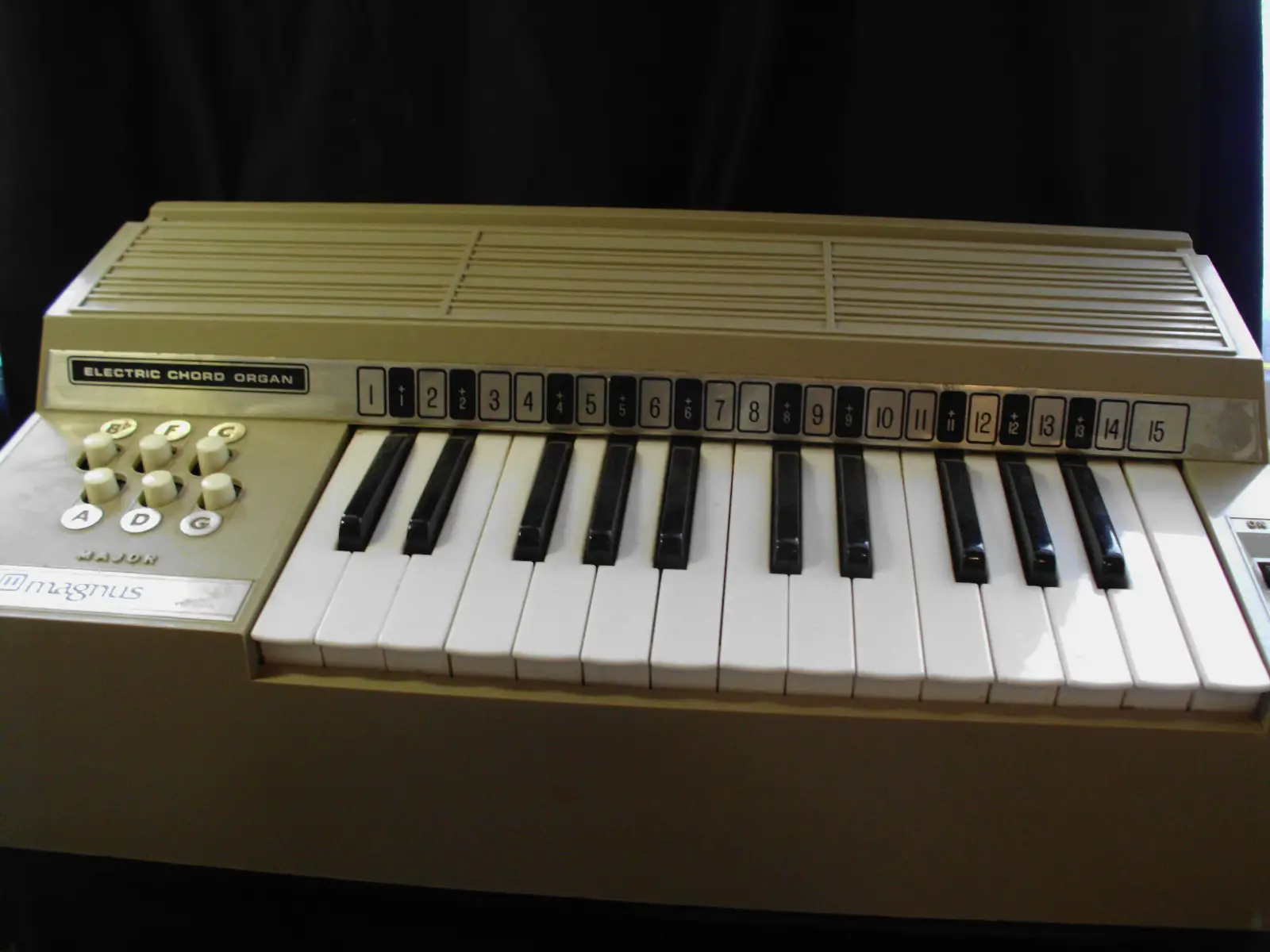 Vintage electric cord organ Magnus 6