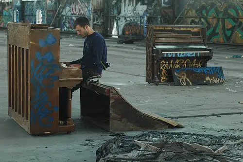 two remaining pianos