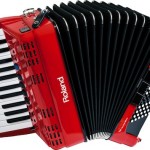 Roland FR-1x V-Accordion Red open view
