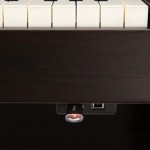 Roland HP503 Digital Piano USB closeup