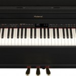 Roland HP505 Digital Piano side