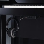 Roland LX-15 digital piano front headphones close up