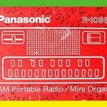 Panasonic R-1088 AM radio mini organ