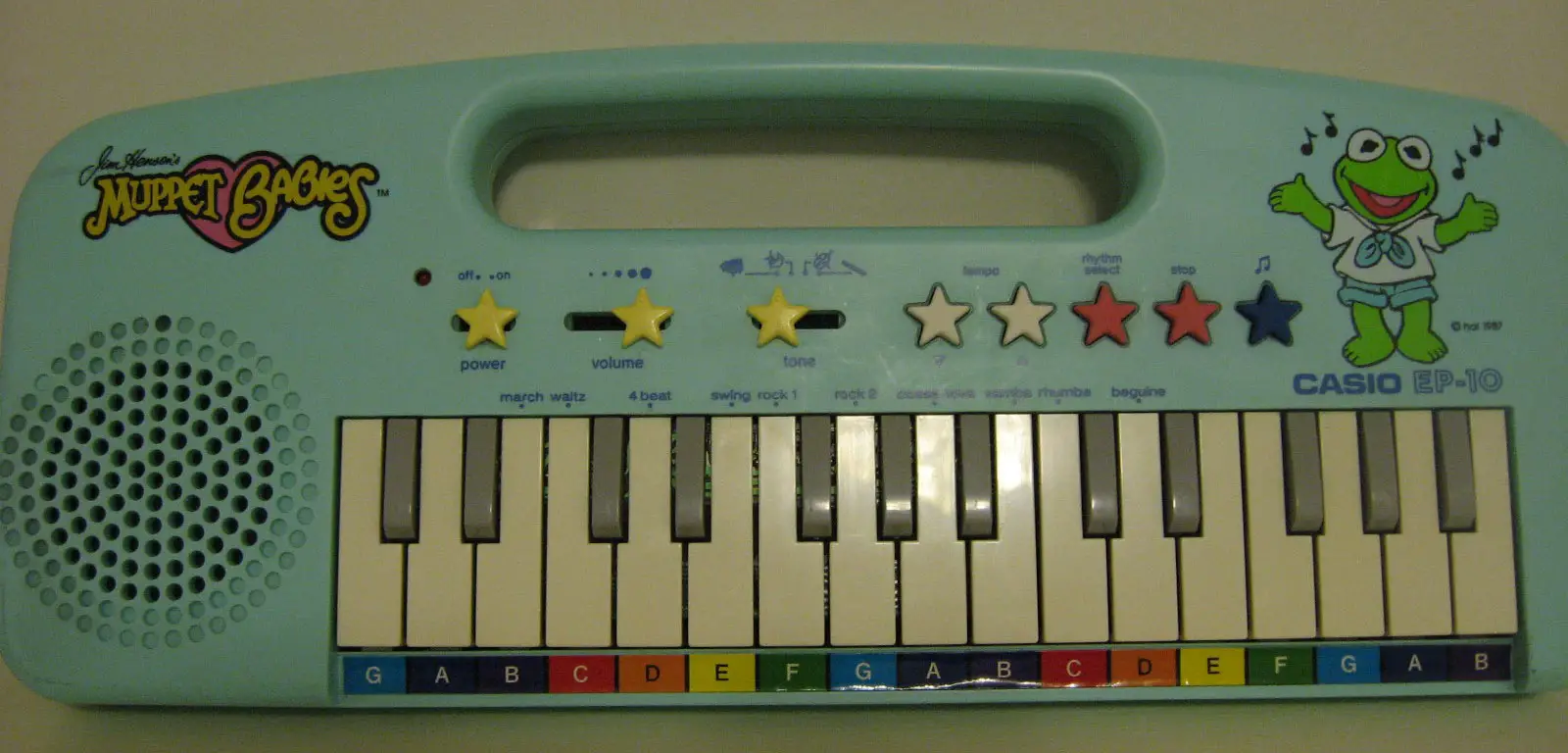Collectors Jim Hensons Muppet Babies Casio Electronic Keyboard