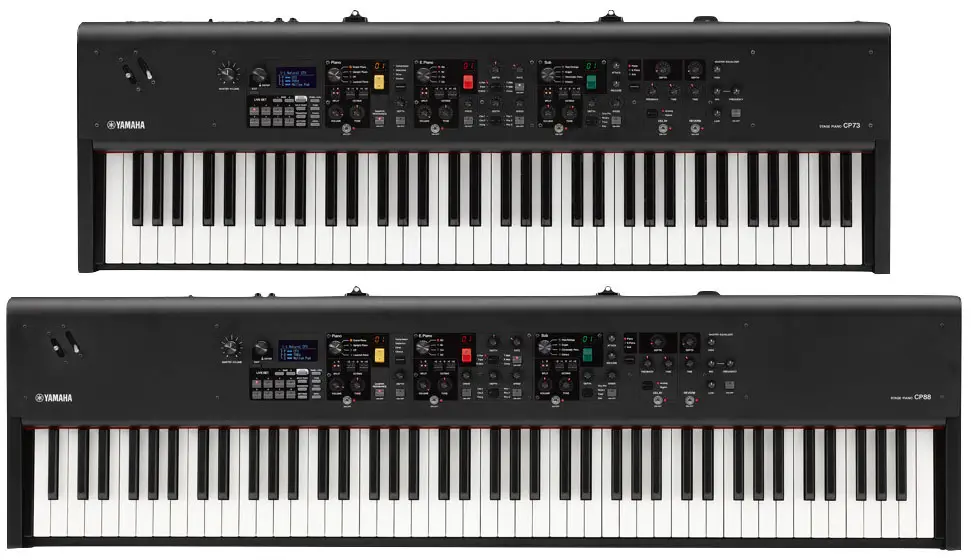 Yamaha CP73 and CP88 stage pianos