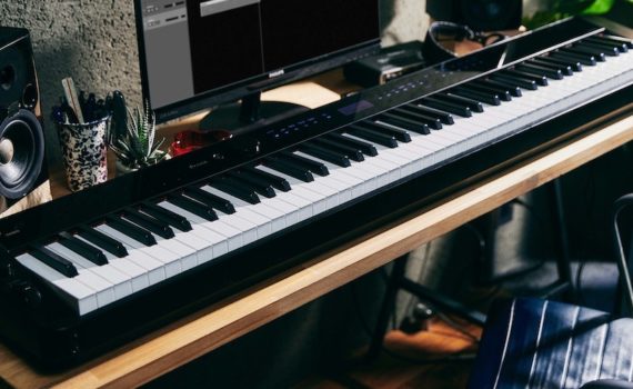 Casio Privia on a desk